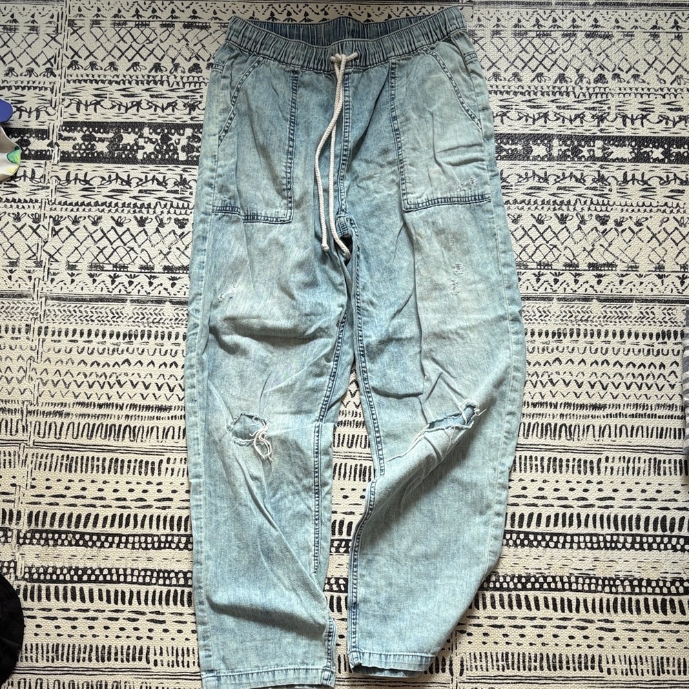 Aerie Light Blue Women Jeans